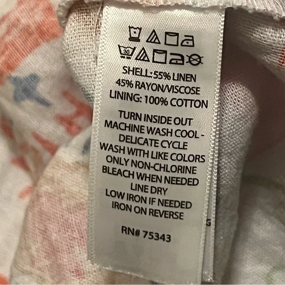 Cynthia Rowley White Maxi Dress with Green, Red and Blue Print - Picture 6 of 6